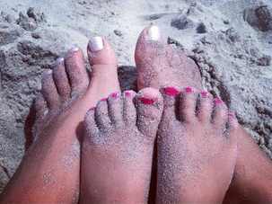 4 feet in sand 4 feet in sand